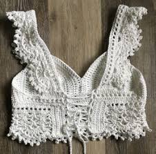 Crochet Crop Top Pattern Guzel Tig Orgu Bohem Tig Desenleri