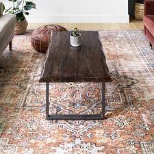 Skye Oriental Terracotta Area Rug Reviews Alexander Home Area Rugs Rugs In Living Room