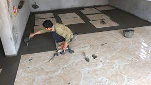 Maybe you would like to learn more about one of these? Install Tiles Large Format 80x80cm For Living Room Techniques Install Floor With Ceramic Tile Youtube