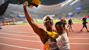 Made it, she tells us. Shelly Ann Fraser Pryce Die Schnellste Mutter Der Welt Berliner Morgenpost