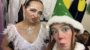 Mother Goose from behind...