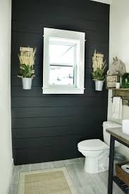 Black And White Accent Wall Bathroom 15 Rooms That Prove Black Shiplap Is The New White Shiplap Bathroom Farmhouse Style Modern Farmhouse Bathroom Shiplap Bathroom