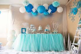 Frozen Disney Birthday Party Ideas Photo 10 Of 40 Frozen Theme Party Frozen Birthday Party Disney Birthday Party