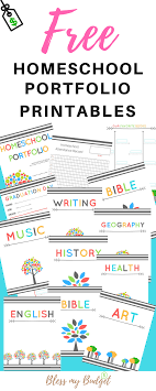 How To Set Up A Homeschool Portfolio Binder Free Portfolio Printable Homeschool Portfolio Free Homeschool Curriculum Free Homeschool