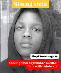 Find Missing 16-Year-Old Floyd Turner in Huntsville, Alabama