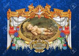 Ilustración cristiana de dibujos animados de vector. Una Estampa De La Estatua Del Nino Jesus De Belen Fotos Retratos Imagenes Y Fotografia De Archivo Libres De Derecho Image 50127175