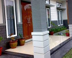 Desain pintu dan jedelanya juga khas. 35 Ide Model Tiang Pilar Teras Rumah Aneka Model Rumah