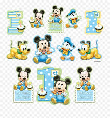 Download baby mickey mouse png and use any clip art,coloring,png graphics in your website, document or presentation. Friends Baby Clipart Png 1st Birthday Baby Mickey Mouse Free Transparent Png Images Pngaaa Com