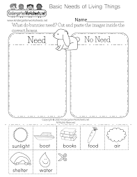 Science is a way of learning about what is in the natural world, how the natural world works, and how the natural world became to be the way it is. Basic Needs Of Living Things Worksheet For Kindergarten