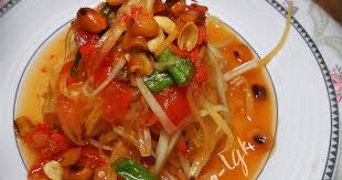 ຕໍາສົ້ມ) or tam maak hoong (lao: Som Tam Sedap Fiza S Cooking