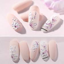 I hope these reviews will assist package with acrylic liquid and dappen dish. 1pcs 3d Engraved Flower Acrylic Nail Sticker Nail Art Stickers Embossed Flower Water Faux Ongles Autocollant Stickers Decals Aliexpress