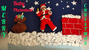 Christmas Theme Baby Photography At Home Baby Christmas Photoshoot Baby Santa Claus Diy Baby Christmas Photoshoot Christmas Themes Christmas Photoshoot