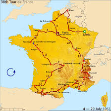 A rising false flat in the first 50 kilometres will help them to warm up before. Tour De France 1951 Wikipedia