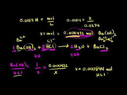 Atomic mass of cu = 63.55. Determining Solute Concentration By Acid Base Titration Worked Example Video Khan Academy