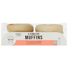 Trader joe's classic british muffins; M S 4 English Muffins Ocado