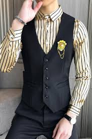 Vest Man New Arrival Chaleco Hombre Fashion Solid Slim Fit Vest Men Wedding Dress Man Short Vest Men S Vest 2019 Spring Autumn Wedding Dress Men Mens Vest