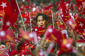Her father, formerly the de facto prime minister of british burma, was assassinated in 1947. Myanmar S Detained Aung San Suu Kyi To Face Naypyidaw Court Aung San Suu Kyi News Al Jazeera