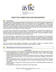 That person's title does not have to include the words chief executive or chief executive officer, but the bylaws and other policy documents should identify which position carries the authority and responsibility of running the organization day to day reporting to the board of directors. Nonprofit Executive Director Job Description Pdf