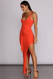 Seductive And Slinky Maxi Dress Windsorcloud Sleeveless Knit Dress Evening Dresses Prom Style Maxi Dress