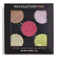 Revolution Pro Refill Pressed Glitter Eyeshadow Pack Stop Look And Glisten Glitter Eyeshadow Urban Decay Glitter Eyeshadow Eyeshadow