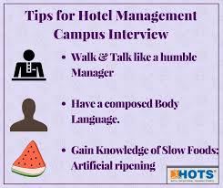 Tips For Hotel Management Campus Interview Tips Hotelmanagement Campusinterview Hotel Management Job Search Tips Campus Interview