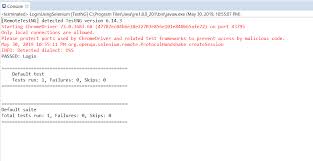 This will show you what all steps were executed as part of your test script. How To Test A Login Process With Selenium And Java Dzone Devops
