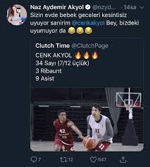 Ülkenin zorluk yaşadığı bu günlerde bir nebze halkımızı mutlu ettiysek ne mutlu bize. Clutch Time Cenk Akyol Un Milli Voleybolcu Esi Naz Facebook