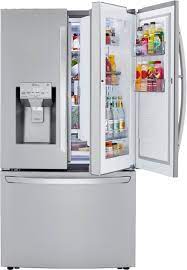 I think it may be stuck but do not know how to fix this problem. Lg 29 7 Cu Ft French Door In Door Refrigerator With Craft Ice Printproof Stainless Steel Lrfds3016s Best Buy