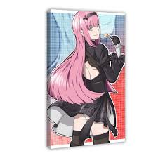 Anime Poster Darling in The Franxx Zero Two 7 Canvas Poster Bedroom Decor  Sports Landscape Office Room Decor Gift 16×24inch(40×60cm) Frame-style1 :  Amazon.co.uk: Home & Kitchen