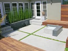 Building a concrete patio (or any concrete slab) is similar in many ways to the walkway project. Concrete Patio Design Ideas And Cost Landscaping Network