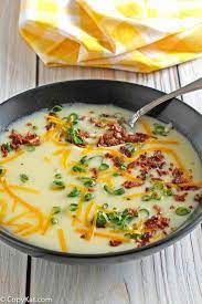 Copycat Bennigan S Ultimate Baked Potato Soup Recipe Baked Potato Soup Potato Soup Recipe Baked Potato Soup Recipe