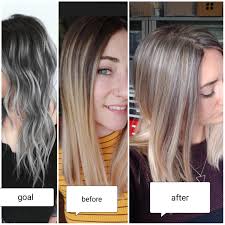 I'll tell you how to blend your dark roots with your blonde hair to achieve an unique effect. Does This Look Awful Or Am I Just Used To My See My Dark Roots I Wanted A Dark Grey Instead Of The Blonde Ends But My Hairdresser Told Me To Get