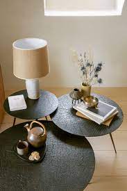 ★★on sale online★★ luna coffee table by mod made on sale discount prices good price. Luna Coffee Table Lava Linear Ethnicraft Taupe Ethnicraft 25904