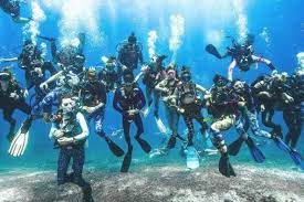 48 Women One Dive One Messy Underwater Pyramid And One World Record Attempt Scuba Diving Website For Women