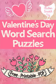 Valentine's day printable games and puzzles anagram (word scramble). Free Valentine S Day Printable Wordfinds