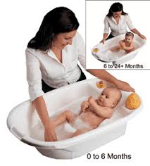 Dont bathe your baby in a baby tub or bath until the umbilical cord falls off. How To Give A Newborn A Bath In 5 Easy Steps