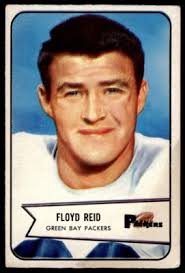 1954 Bowman Floyd Reid Green Bay Packers #22