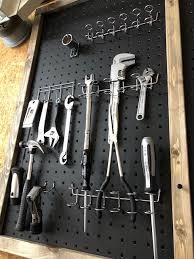 有孔ボード ディスプレイにこだわる 工具収納 インテリア 収納 ガレージ収納棚