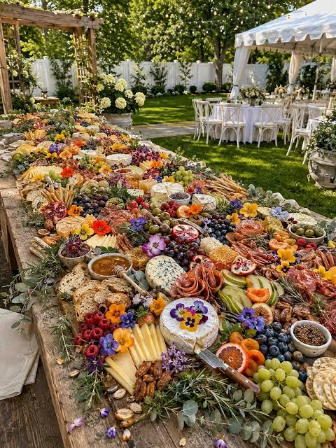 11 Grazing Table Displays for Backyard Receptions: Charcuterie and Cheese Art -