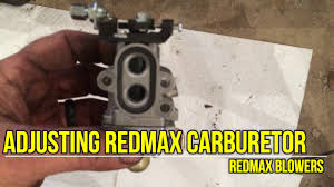 A lightweight backpack blower for added comfort and convenience, the ebz6500rh is designed with a tube mounted throttle. Redmax Carburetor Adjustment On Some Handheld And Backpack Blowers And Trimmers Youtube
