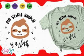 Sloth is my spirit animal mousepad. My Spirit Animal Is A Sloth Svg Saying For Crafter 187347 Cut Files Design Bundles