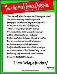 Funny Poems About School Teachers December Teacher Humor Teacher Poems Christmas Poems Funny Christmas Poems