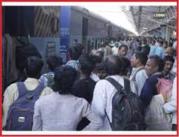 Image result for  train bheed image