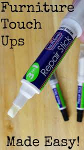 Furniture Touch Ups Made Easy With Mohawk 3 In 1 Repair Sticks Lazy Guy Diy Wood Working Gifts Router Woodworking Workshop Hacks