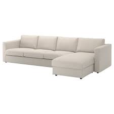 Bevor du dir dein sofa mit schlaffunktion auswählst, beachte immer, wie viel platz du brauchst und was in dein zuhause passt. Vimle 4er Sofa Mit Recamiere Gunnared Beige Ikea Deutschland
