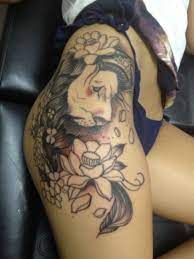 Lion Tattoo Love The Placement Thigh Tattoos Women Thigh Tattoo Tattoo Hurt