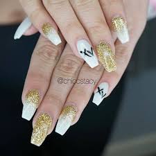 As far as manicures go, acrylic nails are still a fairly new trend. 50 Incredible White And Gold Nails To Compliment Your Style In 2020