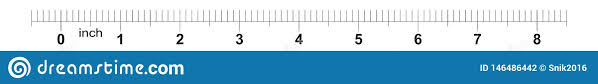 8 Inch Tape Measure Ruler With 0 1 Inch Markings Metric