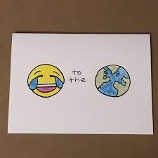 Funny Holiday Card Joy To The World Emoji Holiday Christmas New Year S Card Funny Holiday Cards Emoji Christmas Holiday Cards