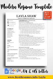 It is a modern resume template that is easy to edit in google docs. Professional Resume Template Layla Shaw Bestresumes Info Resume Template Professional Teacher Resume Template Best Resume Template